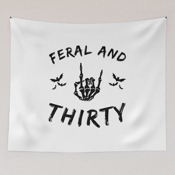 Item preview, Feral and Thirty Skeleton Hand 30th Celebration designed and sold by snowry.