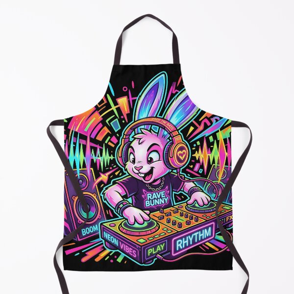 Item preview, Neon Bunny DJ – Festival Beat Machine 2 designed and sold by RH Design Lab.