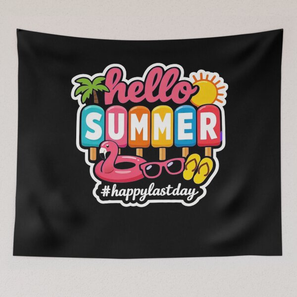 Item preview, Happy Last Day of School Teacher Kids Hello Summer Men Women designed and sold by clothesy7.