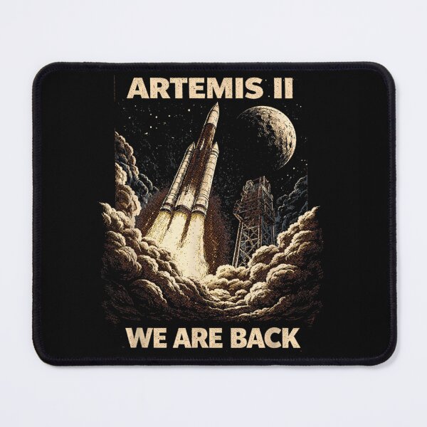 Item preview, Artemis II We Are Back 2026 NASA Moon Mission Rocket Launch designed and sold by PhocoNibict.