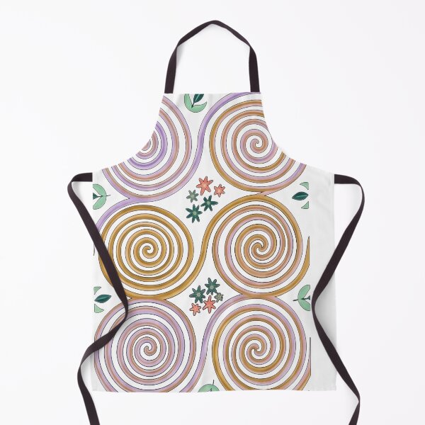 Item preview, vibrant circle  doodle art waves pattern designed and sold by  Mudikeys.