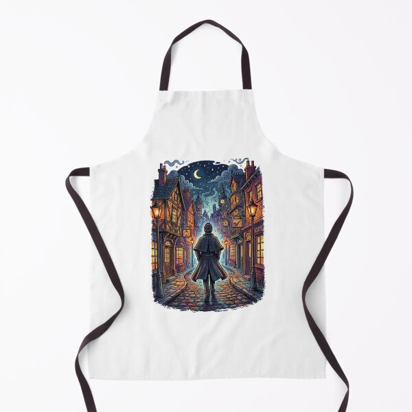 Item preview, Colorful London Night Sherlock Holmes Detective Mystery Art designed and sold by Fenay Designs.