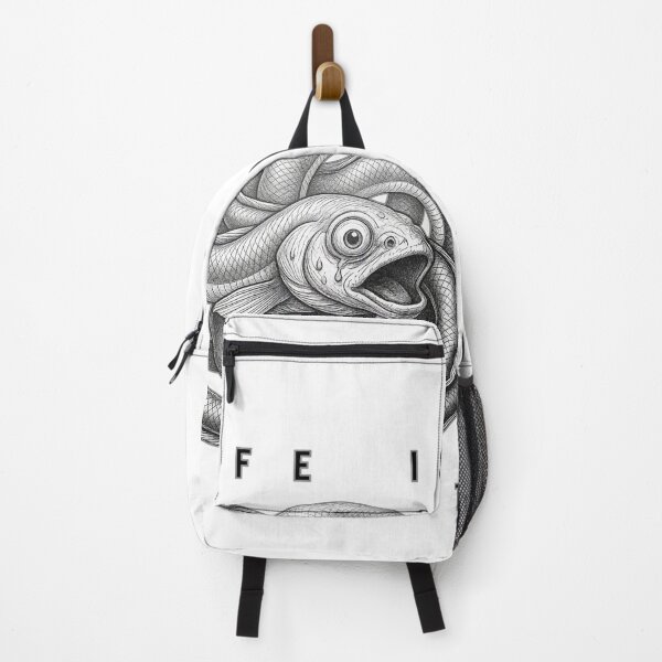 Item preview, Detailed drawing of a knotted fish in the sea designed and sold by AdCoL.