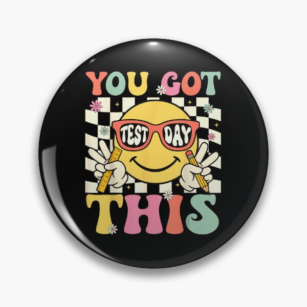 Item preview, You Got This Test Day Funny Smiley Face Teacher Student Motivation designed and sold by PhocoNibict.