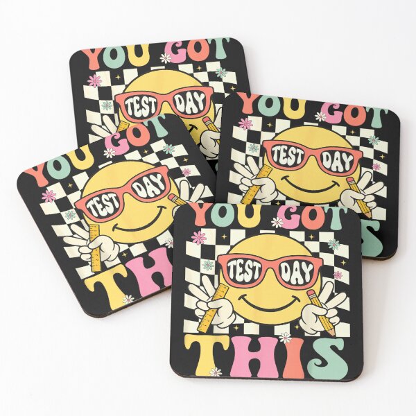 Item preview, You Got This Test Day Funny Smiley Face Teacher Student Motivation designed and sold by PhocoNibict.