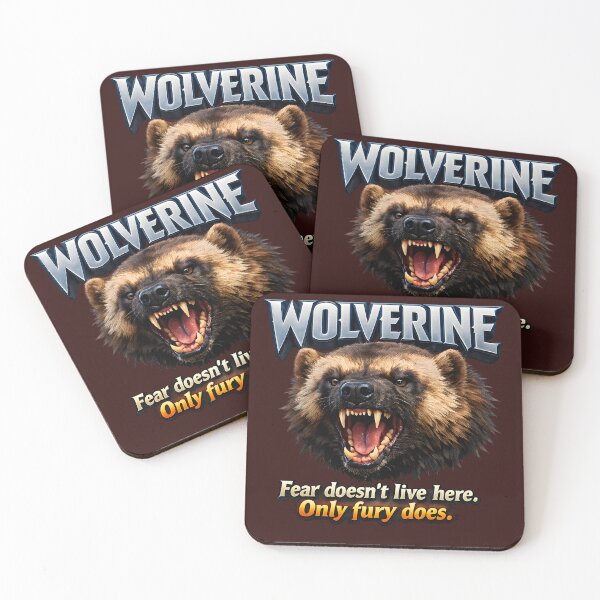 Item preview, Wolverine Fury ? Fear Doesn’t Live Here – Only Fury Does – Aggressive 3D Animal Art designed and sold by Imagetore.