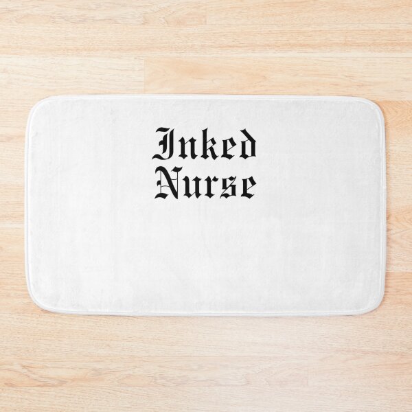 Item preview, Inked Nurse Tattooed RN Blackletter Font Design designed and sold by snowry.