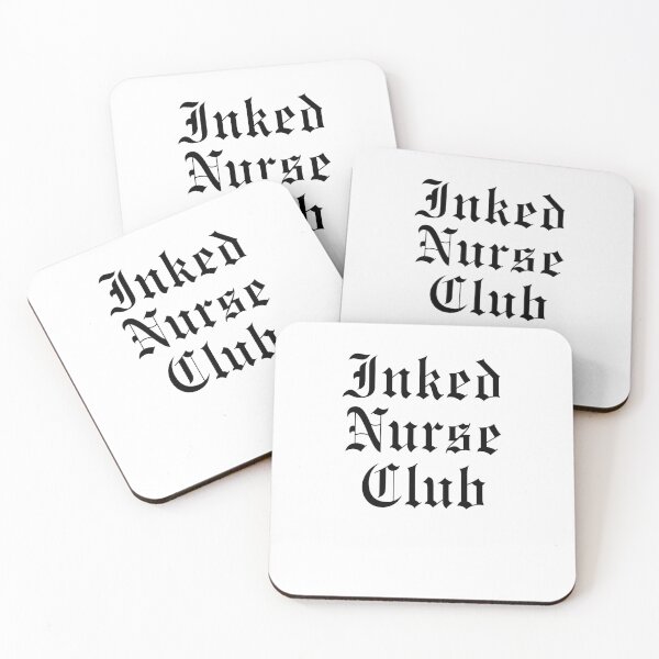 Item preview, Inked Nurse Club Gothic Font Tattooed RN designed and sold by snowry.
