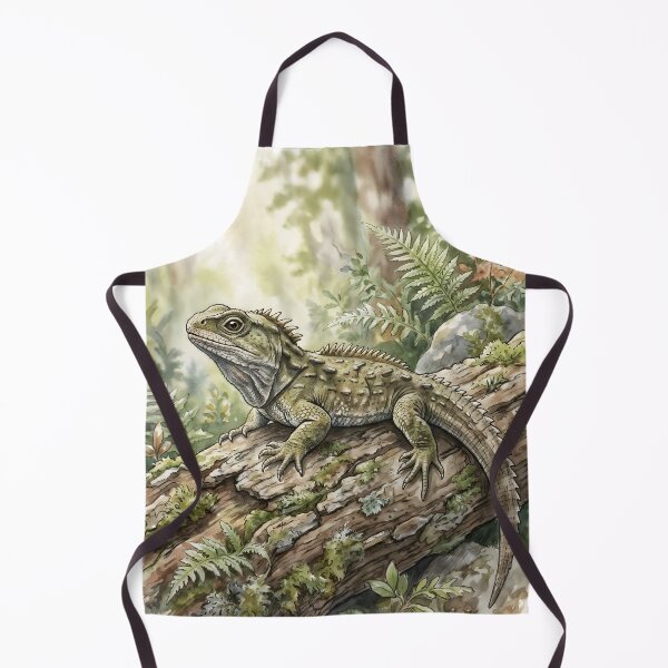 Item preview, Tuatara Watercolor - New Zealand Reptile Wildlife designed and sold by RubisLeaf.