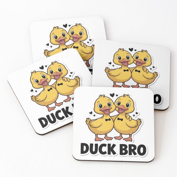 Item preview, Duck Bro Funny Duck - Best Friend Brothers Gift Cute Duck designed and sold by Monday Duck.