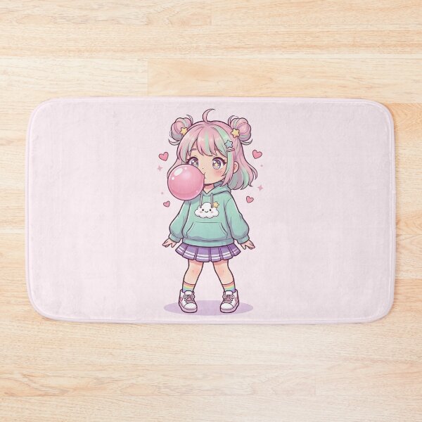 Item preview, Kawaii Girl Bubblegum Pastel designed and sold by LMDIGITAL6.