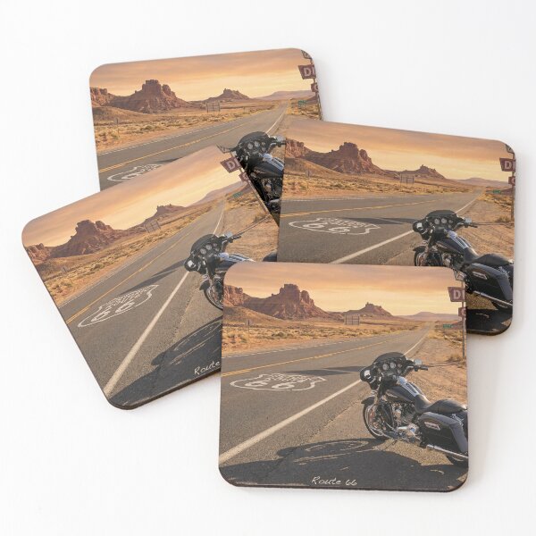 Item preview, "Beautiful Views of the World – American Scenes – Motif 2: Route 66 Ride – Design by Elwis Creativ" designed and sold by ElwisCreativ.