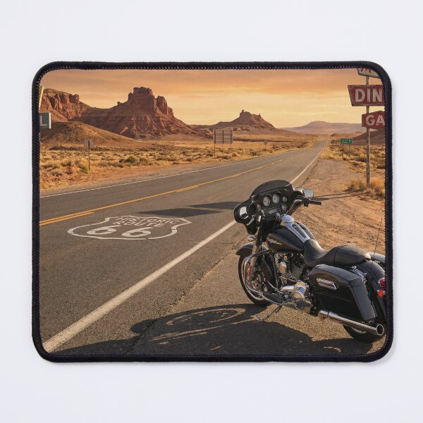Item preview, "Beautiful Views of the World – American Scenes – Motif 2: Route 66 Ride – Design by Elwis Creativ" designed and sold by ElwisCreativ.