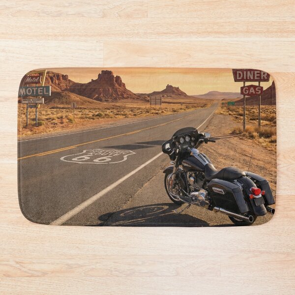 Item preview, "Beautiful Views of the World – American Scenes – Motif 2: Route 66 Ride – Design by Elwis Creativ" designed and sold by ElwisCreativ.