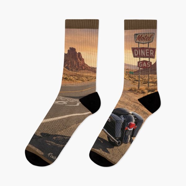 Item preview, "Beautiful Views of the World – American Scenes – Motif 2: Route 66 Ride – Design by Elwis Creativ" designed and sold by ElwisCreativ.