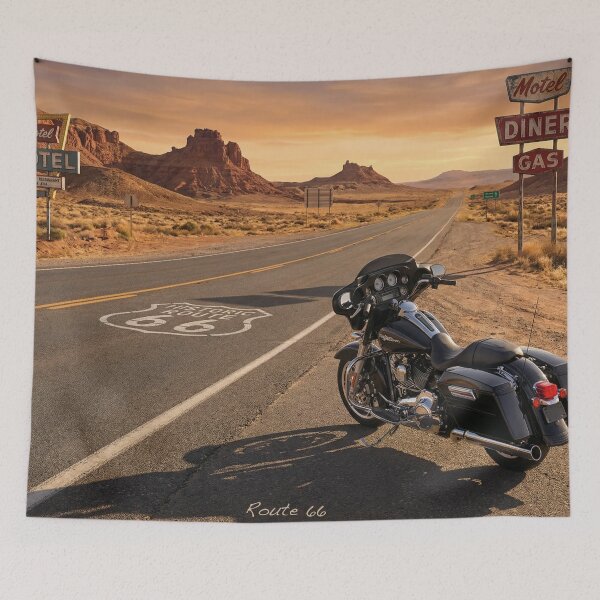 Item preview, "Beautiful Views of the World – American Scenes – Motif 2: Route 66 Ride – Design by Elwis Creativ" designed and sold by ElwisCreativ.