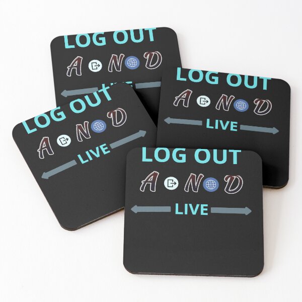 Item preview, Log out and live, digital detox designed and sold by Raxid2022.