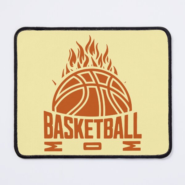 Item preview, Basketball Mom Flaming Hoops Sports Mother Graphic designed and sold by Abaseen.