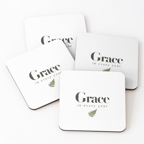 Item preview, Grace in Every Year – Elegant Aging Quote Minimalist Design designed and sold by AmoebaPress.
