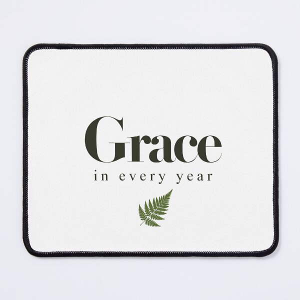 Item preview, Grace in Every Year – Elegant Aging Quote Minimalist Design designed and sold by AmoebaPress.