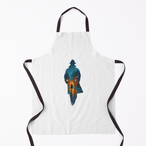 Item preview, Double Exposure Silhouette Sherlock Holmes London Mystery designed and sold by Fenay Designs.