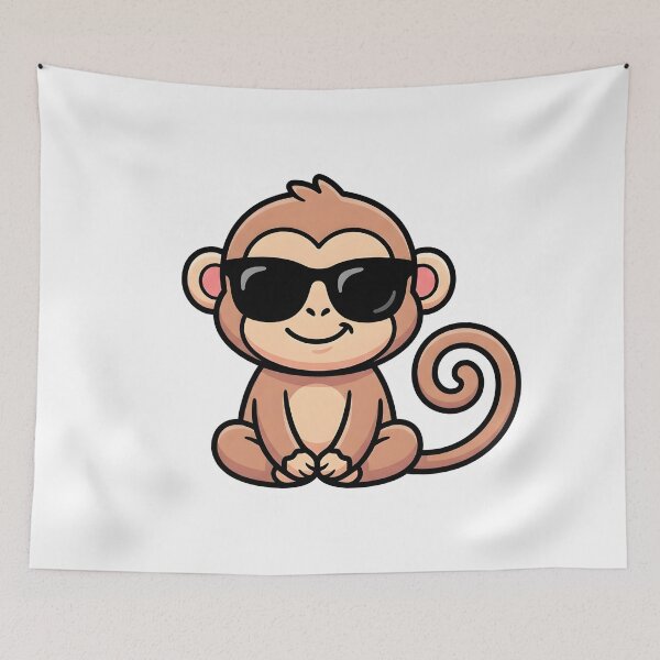Item preview, Cheeky Monkey Cool designed and sold by SurajDesigns.