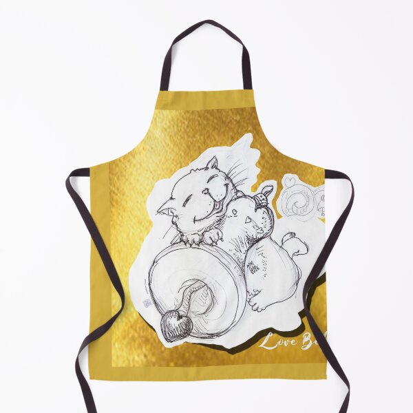 Item preview, Cat With Heart Bell Clapper (Original Drawing by ACCI) designed and sold by VanyssaGraphics.