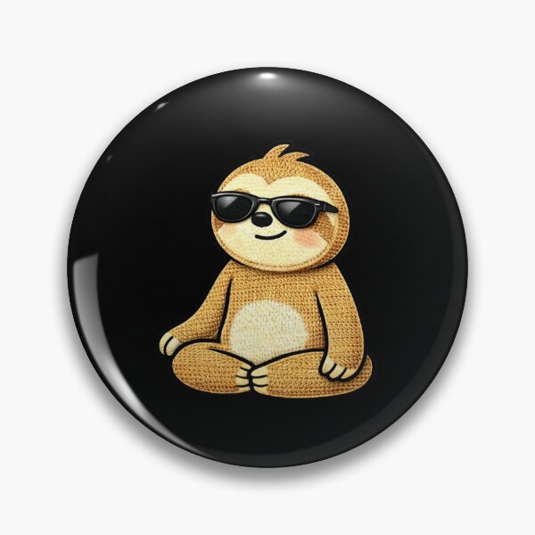 Item preview, Cool Sloth – Kawaii Sloth with Sunglasses Streetwear Aesthetic designed and sold by ColorSplash123.