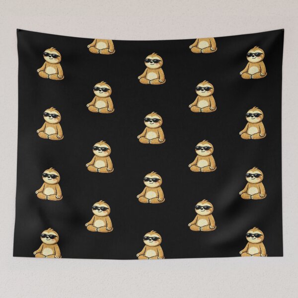 Item preview, Cool Sloth – Kawaii Sloth with Sunglasses Streetwear Aesthetic designed and sold by ColorSplash123.