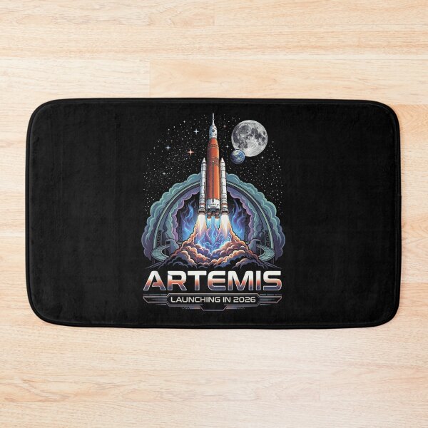 Item preview, Artemis Moon Mission 2026 NASA Space Launch System SLS Rocket Poster designed and sold by ObukiLantara.