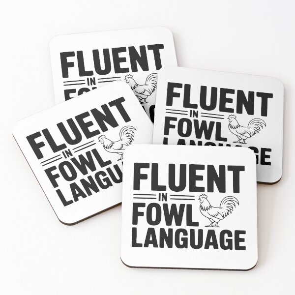 Item preview, Fluent in Fowl Language designed and sold by Frank Ring.