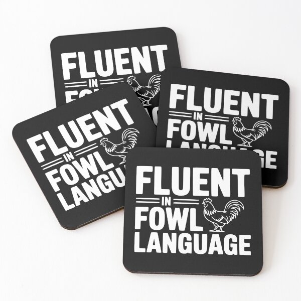 Item preview, Fluent in Fowl Language designed and sold by Frank Ring.
