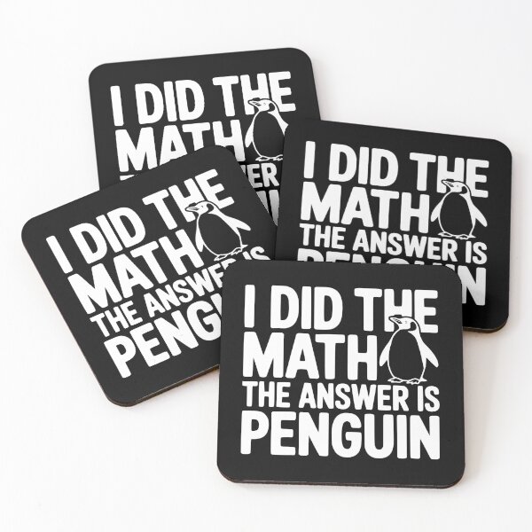 Item preview, I Did The Math The Answer is Penguin designed and sold by Frank Ring.