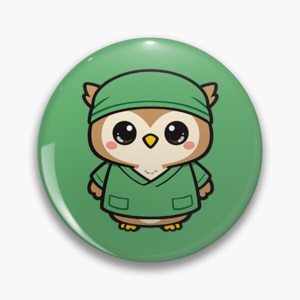 Item preview, Night Shift Nurse Owl #1 designed and sold by SalahBlt.