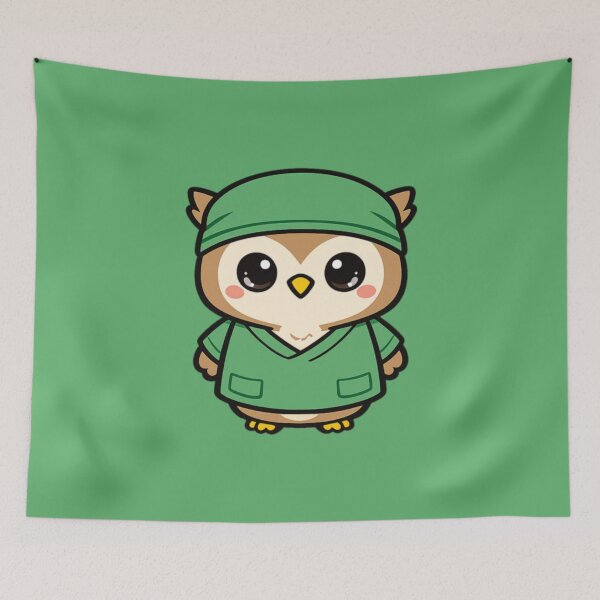 Item preview, Night Shift Nurse Owl #1 designed and sold by SalahBlt.