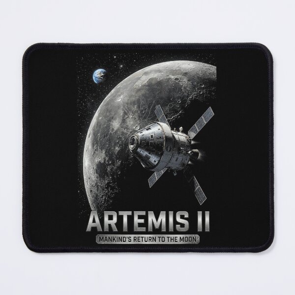 Item preview, Artemis II Orion Spacecraft Lunar Orbit Mankind Return To The Moon designed and sold by ObukiLantara.