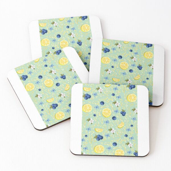 Item preview, lemon Cute fruit aesthetic pattern  designed and sold by Design by Sara.