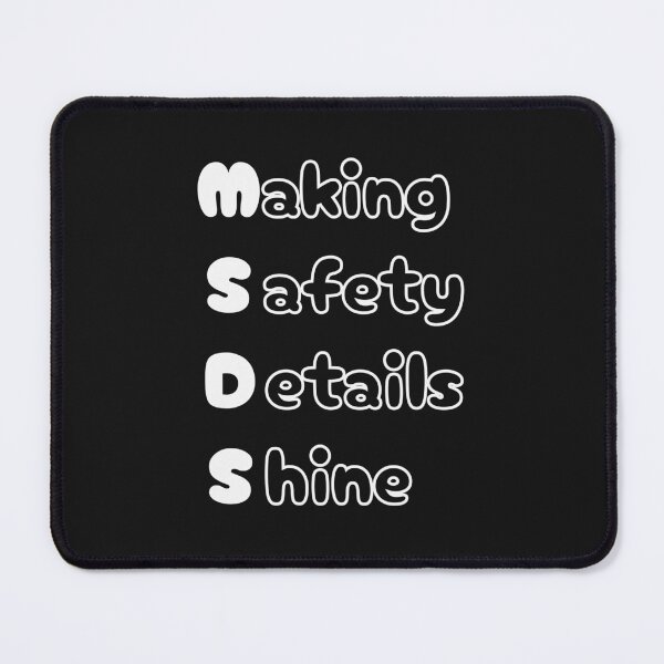 Item preview, Funny MSDS Chemical Engineering Acronym Pun designed and sold by ThePungineer.