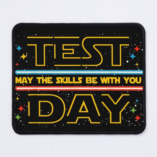 Item preview, Test Day May The Skills Be With You Funny Student Teacher designed and sold by ObukiLantara.