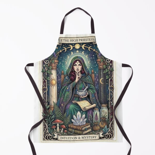 Artikelvorschau, Hohepriesterin Intuition Tarot entworfen und verkauft von elaemor-art.