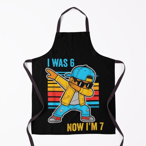 Item preview, I Was 6 Now I Am 7 Dabbing Boy 7th Birthday designed and sold by ObukiLantara.