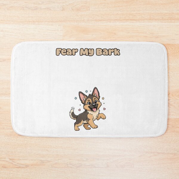 Item preview, Fear My Bark German Shepherd Protective Dog designed and sold by NatureUnleashed.