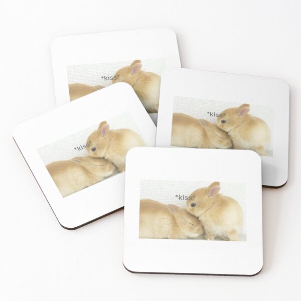 Item preview, cute bunny kiss  designed and sold by cloudzer0000.