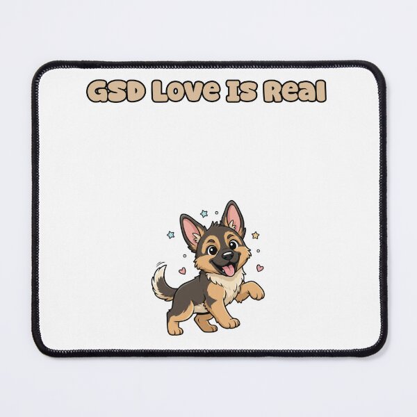Item preview, GSD Love Is Real German Shepherd Dog Owner Pride designed and sold by NatureUnleashed.