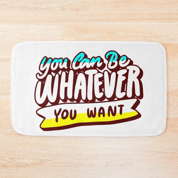 Item preview, You Can Be Whatever You Want: Motivational Quote Typography Design designed and sold by FilzArt.