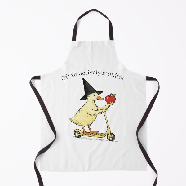 Item preview, Off to Actively Monitor Funny Duck Witch designed and sold by Kladhadredo.