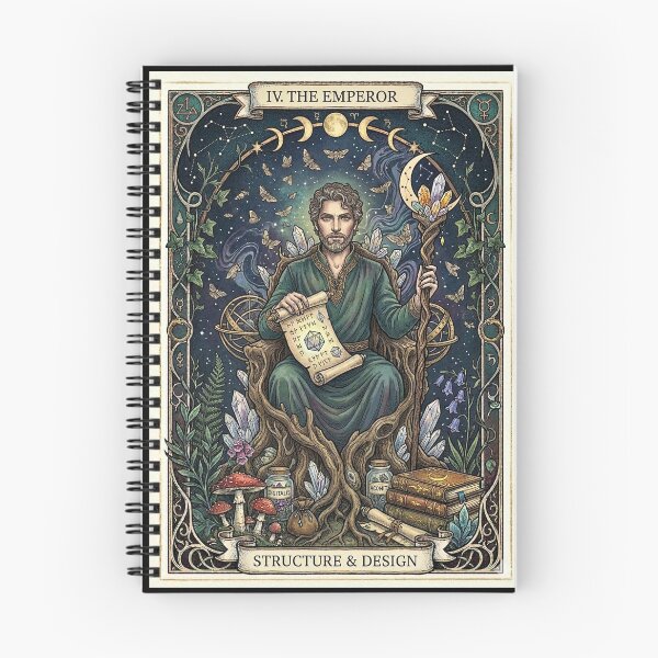Item preview, The Emperor Structure Tarot Art designed and sold by elaemor-art.
