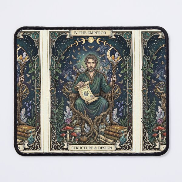Item preview, The Emperor Structure Tarot Art designed and sold by elaemor-art.