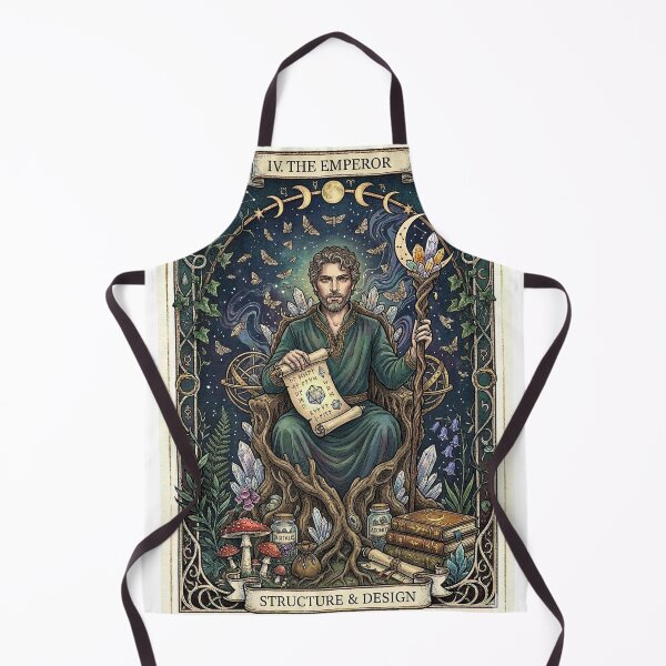 Item preview, The Emperor Structure Tarot Art designed and sold by elaemor-art.