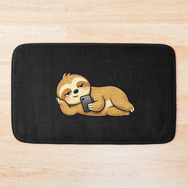 Item preview, Lazy Phone Sloth – Cute Scrolling Sloth Aesthetic designed and sold by ColorSplash123.